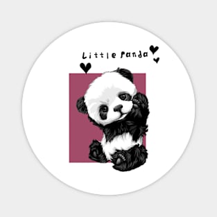 Little cute panda Magnet